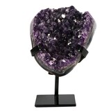 Amethist cluster op standaard 14 x 12 x 4 cm | 2070 gram Amethist cluster op standaard 14 x 12 x 4 cm | 2070 gram