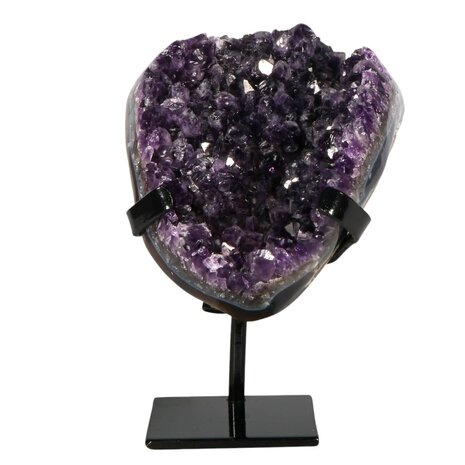 Amethist cluster op standaard 14 x 12 x 4 cm | 2070 gram