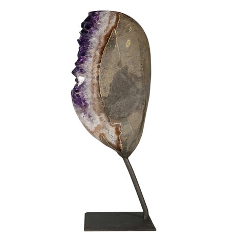 Amethist cluster op standaard 18,5 x 4 x 8,5 cm | 2872 gram Amethist cluster op standaard 18,5 x 4 x 8,5 cm | 2872 gram