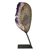 Amethist cluster op standaard 18,5 x 4 x 8,5 cm | 2872 gram Amethist cluster op standaard 18,5 x 4 x 8,5 cm | 2872 gram