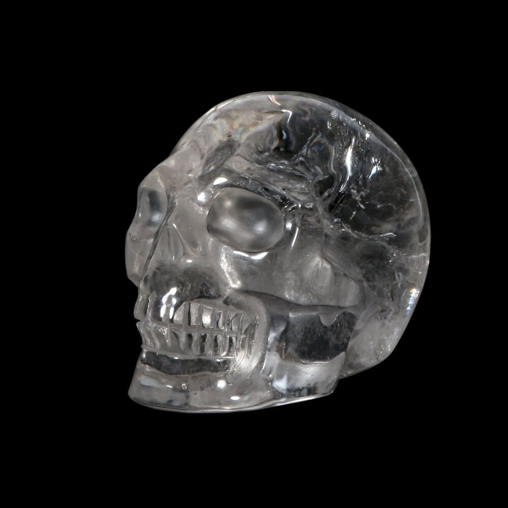 Bergkristal kristallen schedel A-kwaliteit 7 x 5,5 x 5 cm | 291 gram