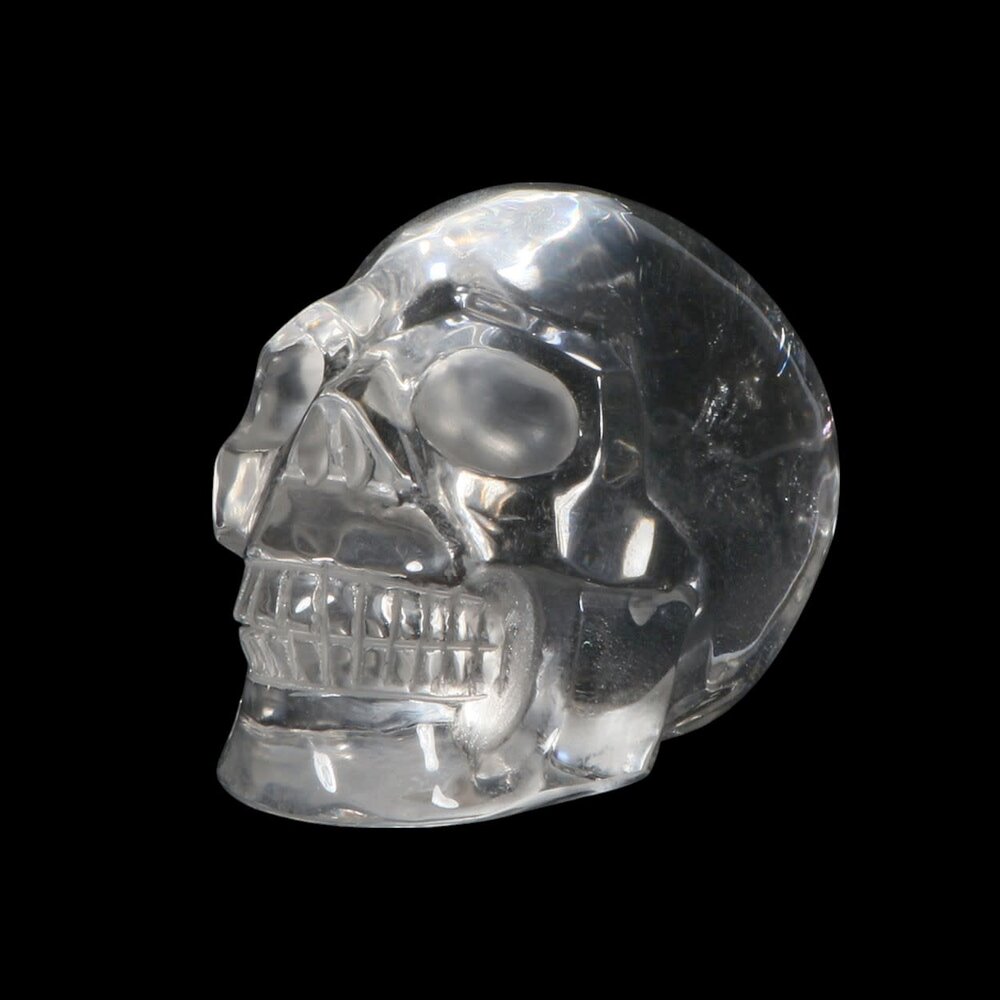 Bergkristal kristallen schedel A-kwaliteit 8,5 x 6 x 5 cm | 369 gram