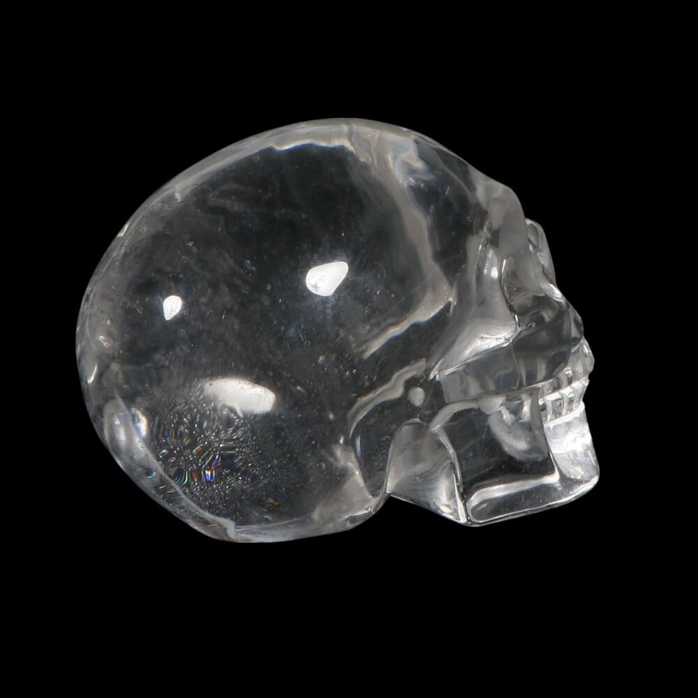 Bergkristal kristallen schedel A-kwaliteit 8,5 x 6 x 5 cm | 369 gram