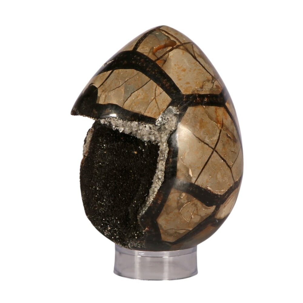 Septarie edelsteen ei 12,5 x 9 cm | 1154 gram