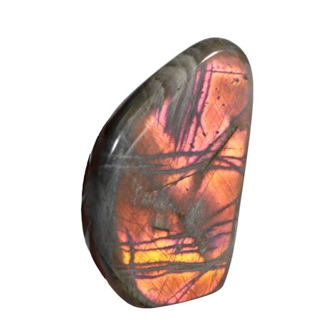 Labradoriet (oranje) sculptuur 11 x 6,5 x 4 cm | 447 gram