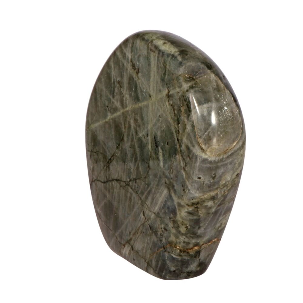 Labradoriet (oranje) sculptuur 12 x 11,5 x 4 cm | 877 gram