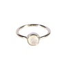 Zilveren ring maansteen (regenboog) maat 17 | rond facet 6 mm Zilveren ring maansteen (regenboog) maat 17 | rond facet 6 mm