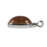 Zilveren hanger citrien | ovaal 1,6 x 1,1 cm Zilveren hanger citrien | ovaal 1,6 x 1,1 cm