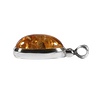 Zilveren hanger citrien | ovaal 1,7 x 1,2 cm Zilveren hanger citrien | ovaal 1,7 x 1,2 cm