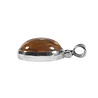 Zilveren hanger citrien | ovaal 1,6 x 1,3 cm Zilveren hanger citrien | ovaal 1,6 x 1,3 cm
