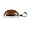 Zilveren hanger citrien | ovaal 1,6 x 1,2 cm Zilveren hanger citrien | ovaal 1,6 x 1,2 cm