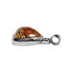 Zilveren hanger citrien | driehoek 1,3 x 1,3 cm Zilveren hanger citrien | driehoek 1,3 x 1,3 cm
