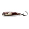 Zilveren hanger koper met dolomiet | druppel 3,6 x 2,2 cm Zilveren hanger koper met dolomiet | druppel 3,6 x 2,2 cm
