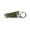 Zilveren hanger moldaviet | ruw gezet 1,6 x 1,4 cm Zilveren hanger moldaviet | ruw gezet 1,6 x 1,4 cm