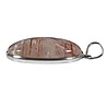 Zilveren hanger rutielkwarts (koper)| ovaal 3,9 x 2,8 cm Zilveren hanger rutielkwarts (koper)| ovaal 3,9 x 2,8 cm