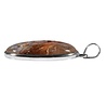 Zilveren hanger rutielkwarts (koper)| ovaal 3,5 x 2,1 cm Zilveren hanger rutielkwarts (koper)| ovaal 3,5 x 2,1 cm