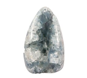 Celestien A-kwaliteit geode sculptuur 12 x 7,5 x 7 cm | 1079 gram Celestien A-kwaliteit geode sculptuur 12 x 7,5 x 7 cm | 1079 gram