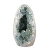 Celestien A-kwaliteit geode sculptuur 14,5 x 8,5 x 8,5 cm | 1589 gram Celestien A-kwaliteit geode sculptuur 14,5 x 8,5 x 8,5 cm | 1589 gram