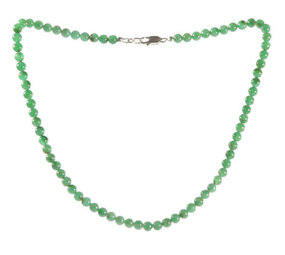 Chrysopraas ketting A-kwaliteit 6 - 7 mm kralen Chrysopraas ketting A-kwaliteit 6 - 7 mm kralen