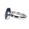 Zilveren ring saffier (blauw) maat 17 | druppel facet 1,1 x 0,8 cm Zilveren ring saffier (blauw) maat 17 | druppel facet 1,1 x 0,8 cm