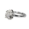 Zilveren ring Herkimer diamant maat 18 | 1,4 x 0,9 cm Zilveren ring Herkimer diamant maat 18 | 1,4 x 0,9 cm