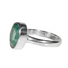 Zilveren ring kyaniet (aqua) maat 16 1/2 | ovaal facet 1,1 x 0,9 cm Zilveren ring kyaniet (aqua) maat 16 1/2 | ovaal facet 1,1 x 0,9 cm