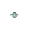 Zilveren ring kyaniet (aqua) maat 16 1/2 | ovaal facet 1,1 x 0,9 cm Zilveren ring kyaniet (aqua) maat 16 1/2 | ovaal facet 1,1 x 0,9 cm