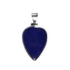 Zilveren hanger lapis lazuli | druppel 3,1 x 2,2 cm Zilveren hanger lapis lazuli | druppel 3,1 x 2,2 cm