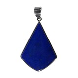 Zilveren hanger lapis lazuli | vlieger 3,9 x 2,8 cm Zilveren hanger lapis lazuli | vlieger 3,9 x 2,8 cm
