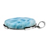 Zilveren hanger larimar | ovaal 2,2 x 1,8 cm Zilveren hanger larimar | ovaal 2,2 x 1,8 cm