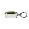 Zilveren hanger peridoot | ovaal facet 1,2 x 0,9 cm Zilveren hanger peridoot | ovaal facet 1,2 x 0,9 cm