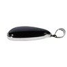 Zilveren hanger goud obsidiaan | ovaal 3 x 2,1 cm Zilveren hanger goud obsidiaan | ovaal 3 x 2,1 cm