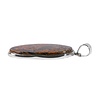 Zilveren hanger pietersiet (bruin) | ovaal 4 x 2,5 cm Zilveren hanger pietersiet (bruin) | ovaal 4 x 2,5 cm