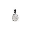 Zilveren hanger Herkimer diamant | 1,7 x 1,4 cm Zilveren hanger Herkimer diamant | 1,7 x 1,4 cm