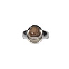 Zilveren ring agaat (Botswana) maat 17 | ovaal 1,1 x 0,9 cm Zilveren ring agaat (Botswana) maat 17 | ovaal 1,1 x 0,9 cm