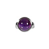 Zilveren ring amethist maat 17 1/2 | rond 1,4 cm Zilveren ring amethist maat 17 1/2 | rond 1,4 cm