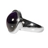 Zilveren ring amethist maat 17 1/2 | rond 1,4 cm Zilveren ring amethist maat 17 1/2 | rond 1,4 cm