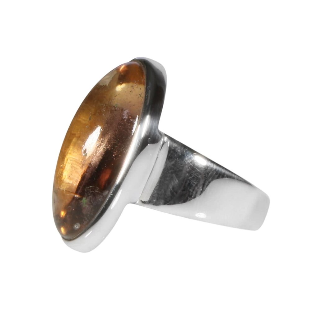 Zilveren ring ametrien maat 18 1/2 | ovaal 2,2 x 1,5 cm Zilveren ring ametrien maat 18 1/2 | ovaal 2,2 x 1,5 cm