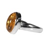 Zilveren ring citrien maat 17 | ovaal 1,3 x 1,1 cm Zilveren ring citrien maat 17 | ovaal 1,3 x 1,1 cm