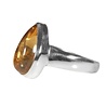 Zilveren ring citrien maat 18 | druppel 1,4 x 0,9 cm Zilveren ring citrien maat 18 | druppel 1,4 x 0,9 cm