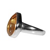 Zilveren ring citrien maat 17 | druppel 1,4 x 0,9 cm Zilveren ring citrien maat 17 | druppel 1,4 x 0,9 cm