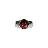 Zilveren ring granaat (rhodoliet) maat 18 | rond facet 0,9 cm Zilveren ring granaat (rhodoliet) maat 18 | rond facet 0,9 cm