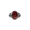Zilveren ring granaat (rhodoliet) maat 18 | ovaal facet 1,3 x 1 cm Zilveren ring granaat (rhodoliet) maat 18 | ovaal facet 1,3 x 1 cm