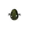 Zilveren ring moldaviet maat 17 1/2 | druppel 1-zijde gepolijst 1,7 x 1,2 cm Zilveren ring moldaviet maat 17 1/2 | druppel 1-zijde gepolijst 1,7 x 1,2 cm