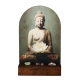 Altaartje "Spirituele kracht & groei" Boeddha met edelstenen