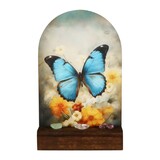 Altaartje "Spirituele kracht & groei" vlinder met edelstenen