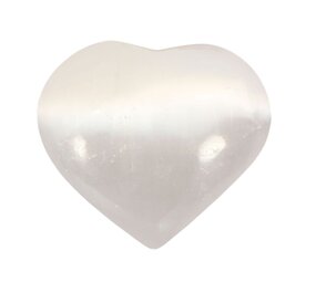 Seleniet edelsteen hart 4,5 cm Seleniet edelsteen hart 4,5 cm