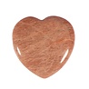 Maansteen (roze) edelsteen hart 4 cm Maansteen (roze) edelsteen hart 4 cm