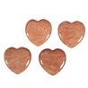 Maansteen (roze) edelsteen hart 4 cm Maansteen (roze) edelsteen hart 4 cm
