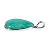 Zilveren hanger amazoniet | druppel 3,1 x 2,6 cm Zilveren hanger amazoniet | druppel 3,1 x 2,6 cm